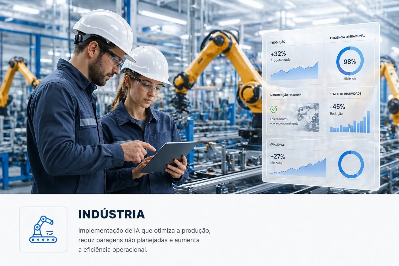 Redução de 47% em defeitos de produção com visão computacional